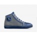 "Avec" Custom Designed Shoes Blue Grey
